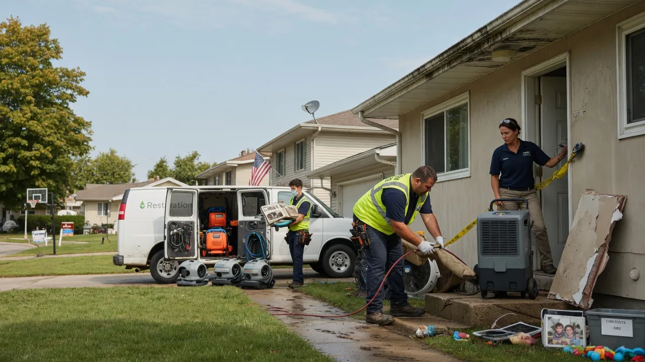 Water Damage Restoration in New Geneva, PA near me